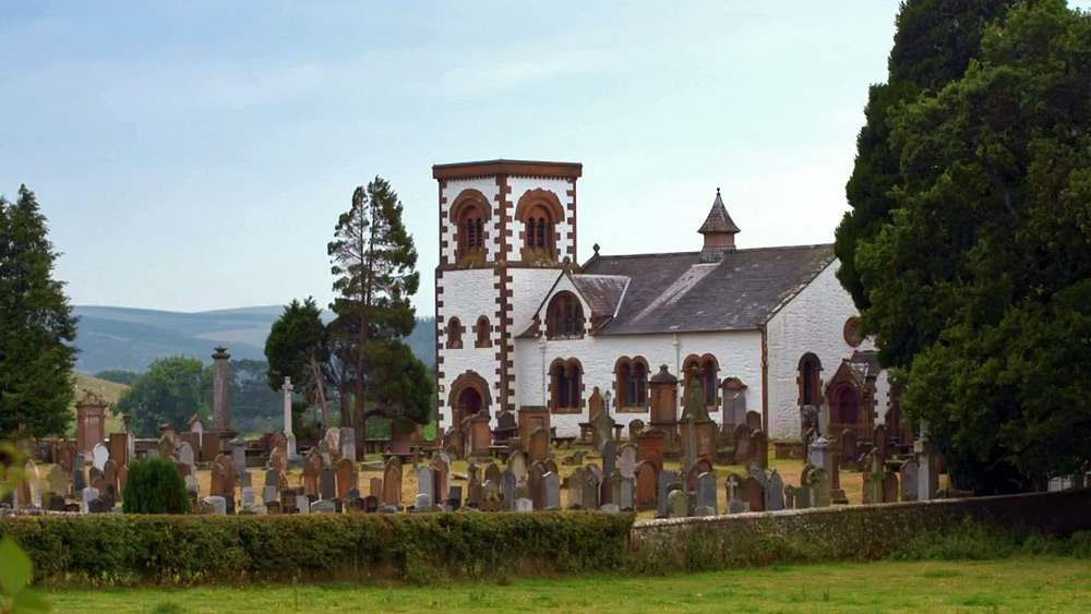 בית הקברות בכפר הולדתה של ג'יין, בשפלה הסקוטית, בו עומדת מצבה לזכרה.