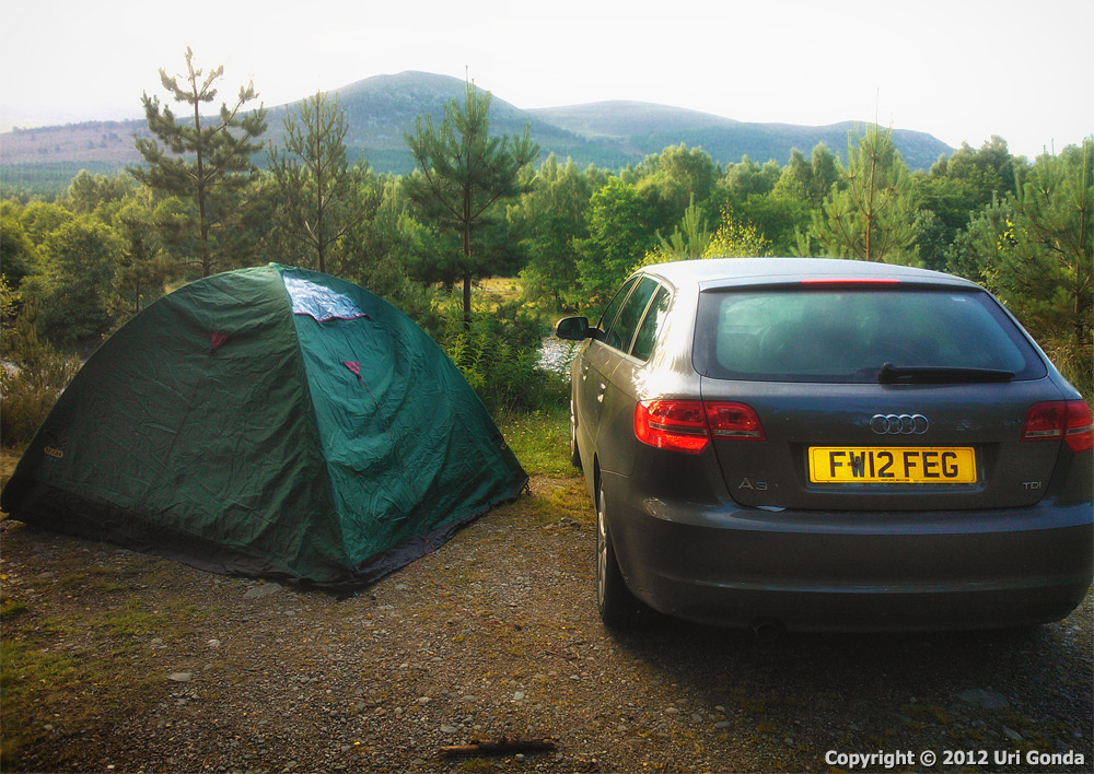 טיול בסקוטלנד: מקומות לינה (3) — קמפינג עם אוהל, רכב או קרוואן